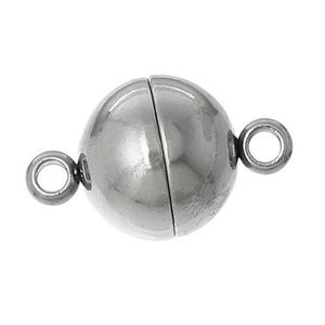 20 Stainless Steel Magnetic Clasps Round dull For Jewelry making necklace Bracelet DIY Jewelry Findings F