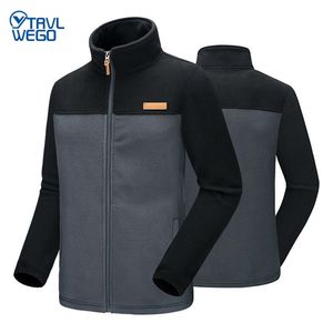 Trvlwego män kvinnors fleece vandring termiska jackor utomhus sport klättring vandring camping vindbrytare mjuka varma jaktrockar 220516