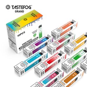 JC TASTEFOG 4000PUFFS%5 NIC Tuz Elektronik Sigara 50mg Tek Kullanımlık Vape Kalem Toptan 12ml Şarj Edilebilir 650mAh Pil Amerika için Avustralya Pazarı