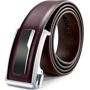 Cinto De Couro Negócio Automático Fivela venda por atacado-New Luxury Design Belt Men Men Genuine Leather Casual Automático Buckle Troushers Business Belt Spot Spot