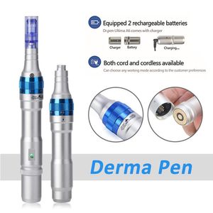 Dermapen elettrico Dr pen A6 Accessori per microneedling Macchina per la cura della pelle wireless Aghi per tatuaggi Mesoterapia SPA Strumenti per il viso per viso e corpo