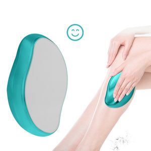 Fysiskt hårborttagning Glas smärtfritt hårborttagare Eraser Safe Epilator Easy Cleaning Återanvändbar Portable Beauty Skin Care Tool