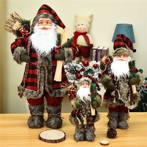 Merry Christmas Decorations for Home Childrens Year Gift Toys Shopping Mall Window Ornaments Navidad Y201020