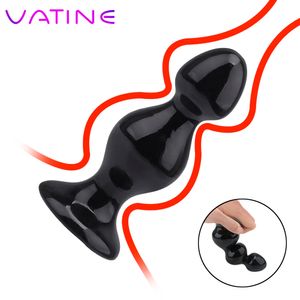 Vatine Sexy Toys for Man Woman Anus Stimulator Erotic Anal Plug Butt Plugs enorma storlek Stora pärlor prostata massager