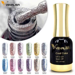 Nxy Nail Gel 12ML Platinum Polish Polish Super Shiny Effect Perfect Coak Off Offled Color Foil Chorme 0328