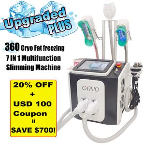 360 Cryolipolysis Fat freezing Machine Body Shaping Cryo Therapy Slimming Cavitation RF Machines Lipo Laser Equipment