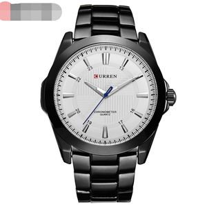 Men's Erection Watch Fashion Smooth Leather Watchet Waterproof Quartz WatchesL1