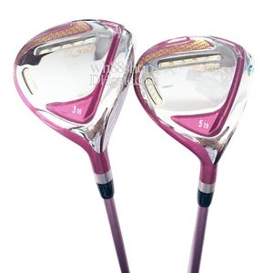 Clubes de golfe femininos 4 estrelas Honma S-07 Fairway Woods 3 5 Wood de golfe de loft Hand e capa de grafite Flex Flex Flex