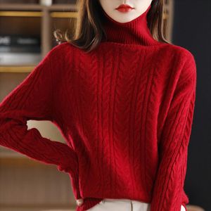 Женские свитера Осень Винтер с высоким шеем