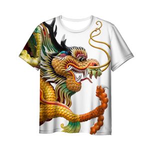 Nuovo abbigliamento causale con stampa 3D Drago Moda Uomo Donna T-shirt Taglie forti Taglia S-7XL 020