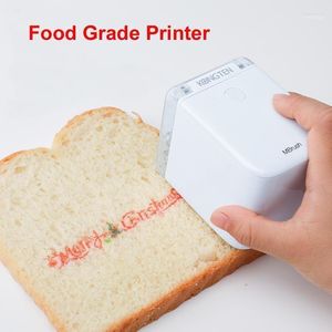 Printers Mbrush Mini Handheld Food Printer Edible Ink Portable Inkjet Pen Print Custom DIY Bread Coffee Fruit Cookies Latter Printing Roge22