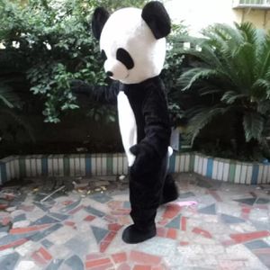 2022 Halloween Panda Maskottchen Kostüm Hohe Qualität Anpassen Cartoon Tier Anime Thema Charakter Erwachsene Größe Weihnachten Geburtstagsfeier Fancy Outfit