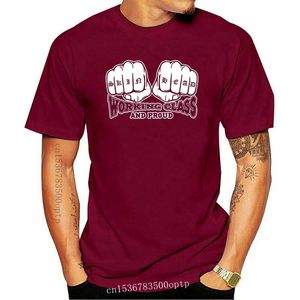 メンズTシャツ2022半袖コットン衣類トップTシャツHomme Fist Tattoo Workinglass Proud Mod Ska Punk Music Basic Tsi