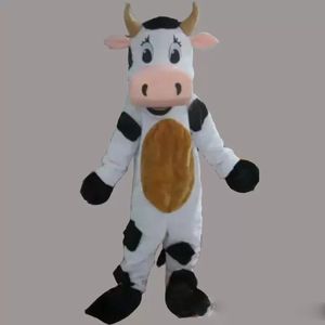 Wysokiej jakości Hot Cow Card Mascot Costume Halloween Party Sukienka Rozmiar dla dorosłych
