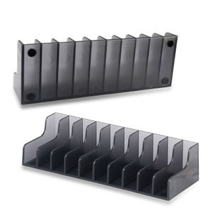 2 pezzi PS4/Slim/Pro 10 dischi di gioco espositore di archiviazione supporto per scatola di giochi con guscio rigido nero per accessori di gioco Playstation 4