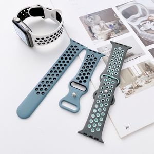 Strap For Apple Watch Band 45mm 41mm 44mm 40mm 42mm 38mm Silicone Bracelet Correa Accessories For iWatch Series 7 6 SE 5 4 3