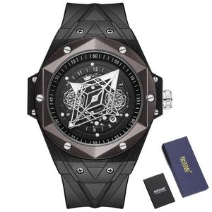Avanadores de pulso Men Luxury Cool Compass Dial Watches Sports Militar de Sports Relógio Masculino Zegarek Meski Montre Quartz Watchwristwat