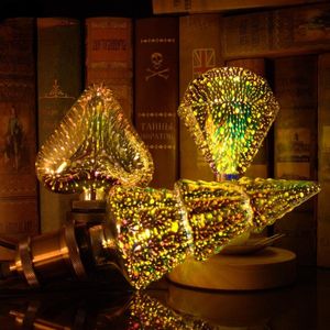 Bollen decoratie LED BULB E27 6W 85-265V Vintage Edison Light Star Fireworks Lamp Holiday Night Nieuwigheid Kerst Treeled