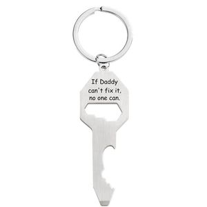 Keyless Keychain Chain Chain Beer Papai Daddy Bottle abridor