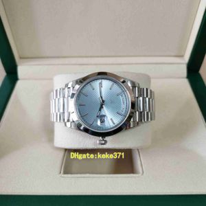 BPF Relógio Perfeito 228206 40mm Stainless 316L Gelo Azul diagonal Verificação Dial Dial