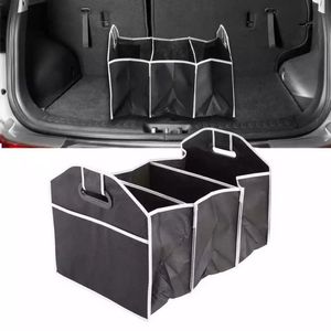 Bilarrangör av trunk vikbar robust robust lagringslåda Auto Boot Organisera shopping snyggt Collapsible Space Saving Bagscarcarcar