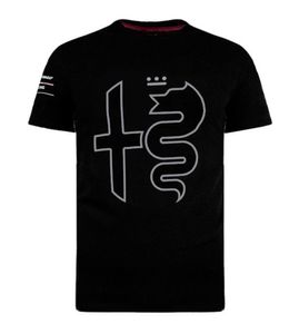 The new formula one team F1 racing suit men's short-sleeved T-shirt can be customized to increase the size
