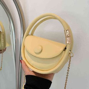 Evening Bags Designer Small Pu Leather Simple Single Shoulder 2022 Summer Women Fashion Brand Luxury Cute Handbag 220517