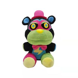 Nieuwe game tv -films Rainbow Bear Plush Toy Foxy Chica Hippo Gevulde pluche poppen Xmas verjaardagscadeaus ZX00221