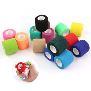 5CM*450CM Self Adhesive Elastic Bandage Pads Non-woven Fabric Tape Protective Gear Knee Elbow Support Injury Pad