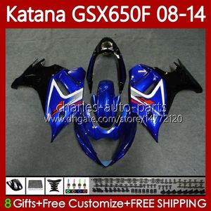 Bodys Kit voor Suzuki Katana GSX-650F GSXF 650 GSXF-650 08-14 120 NO.11 GSX650F GSXF650 08 09 10 11 12 13 14 GSX 650F 2008 2009 2010 2011 2012 2013 2014 FACKS Factory Blue