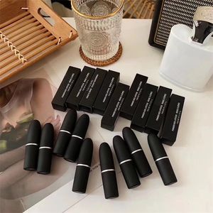 Lip Makeup Powder Kiss Matte lipstick Luster Lipsticks Frost Sexy Lips Long Lasting Waterproof Cosmetic with metal tube 3g on Sale
