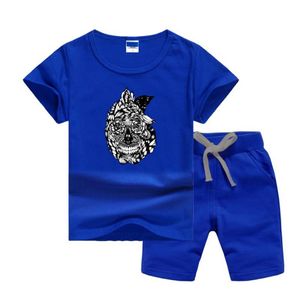 Wholesale girl vs resale online - VS Brand Luxury Designer Children Summers Clothing Sets Printing Logo Kids Boy Girl Short Sleeve T shirts and Pants Suits Fas2688