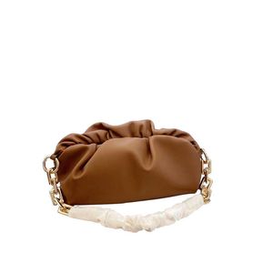 5A Toppkvalitetskedja Cloud Bag Designer Handväskor Kvinnor Gröna väskor Genunie Läder axelkoppling Crossbody Cowhide Purse Song Hye Kyo Samma