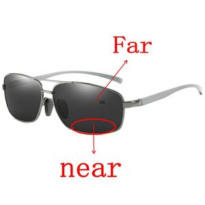 Sunglasses Men Bifocal Reading Glasses Riding And Driving Black Square Presbyopic Women Magnification Multifocal UV NXSunglasses