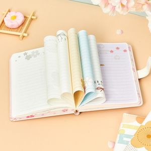 Blocchetti per appunti PU Fibbia Diario Diario di viaggio Notebook fai da te Scuola Regalo per bambini Articolo colorato All'interno Pagine Planner Accessori 2022