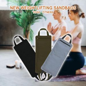 Akcesoria Torby z piasku Joga Kryty Podwójna torba Fitness Sandbags Prop do dodawania wagi i wsparcia