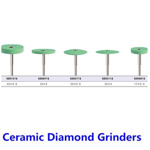 Moedores de diamante de cerâmica acessórios de moagem de cerâmica brocas / 5 pcs