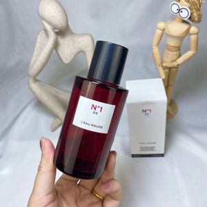 女性のためのセクシーな香水フレグランスN1ルージュ100ml EDP Vaporisateur Spray Parfum Designer Perfumes Cologne Long Pleasant Fragrances Girl Gifts Wholesale Dropship