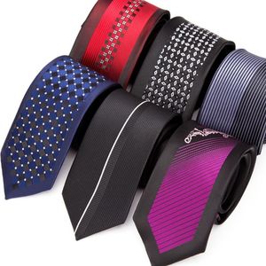 Bow Ties Mens Formal Luxurious Striped Necktie Business Wedding Fashion Jacquard 6cm For Dress Shirt Accessories TieBow