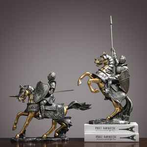 Light Luxury Armor Knight Decorative Objects Creative Living Room Офис украшения