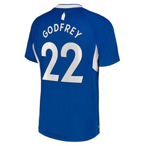 Koszulki piłkarskie 22 23 Everton Home Calvert-Lewin Grey Townsend Doucoure Y.Mina Holgate Mykolenko Gordon Away Black Third Football Shirt