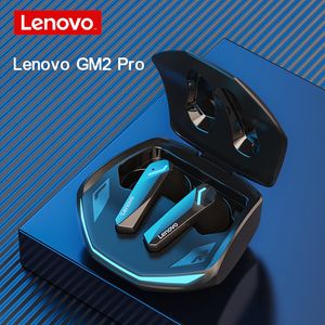 Original Lenovo GM2 Pro Bluetooth 5.3 TWS hörlurar med MIC Low Latency Gaming Wireless Headphones HD Call Dual Mode Headset Earbud