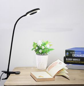 Masa lambaları USB LED Gadget Masa Lambası Kelepçesi Klipli Yatak Başucu Işığı Klips Okuma Göz Bakımı Gecesi Bebek Büyük Çocuklar Oda