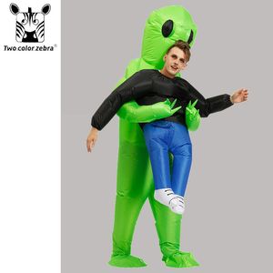 Cosplay Adult Kids Alien Inflatable Costume Boys Girl Party Costume Funny Suit Anime Fancy Dress Halloween Costume For Man Woman 220721