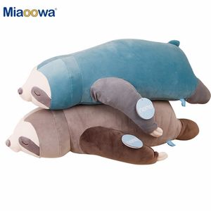 65100CM Soft Simulation Cute Stuffed Sloth Toy Plush Sloths Soft Toy Animals Plushie Doll Pillow for Kids Birthday Gift 220815