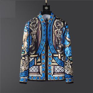 2023 camisas masculinas de designer de luxo moda casual negócios social e camisa de coquetel marca primavera outono emagrecimento a roupa mais elegante M-3XL # 898