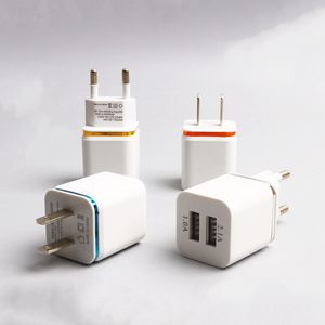 Schnelles adaptives Wandladegerät 5V 1A 2A USB-Netzteil für iPhone Samsung Xiaomi LG Smartphone