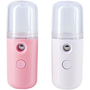 30mL USB Rechargeable Portable Face Spray Nano Mister Facial Steamer Hydrating Skin Nebulizer Face Care Tools Beauty