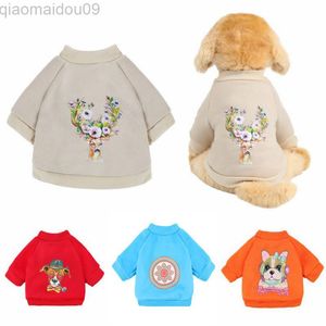 18 Styles Dog Clothes Winter Hoodie husdjurskläder Skjorta för små medelstora hundar husdjur chihuahua mops hundrockkläder l220810