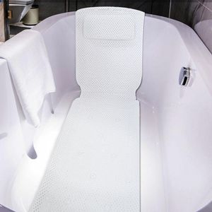 Cushion Decorative Pillow Non Slip Full Body Soft Spa Bath Bathtub Mat Simple Cushion Supports Head Neck Bathroom Accessories